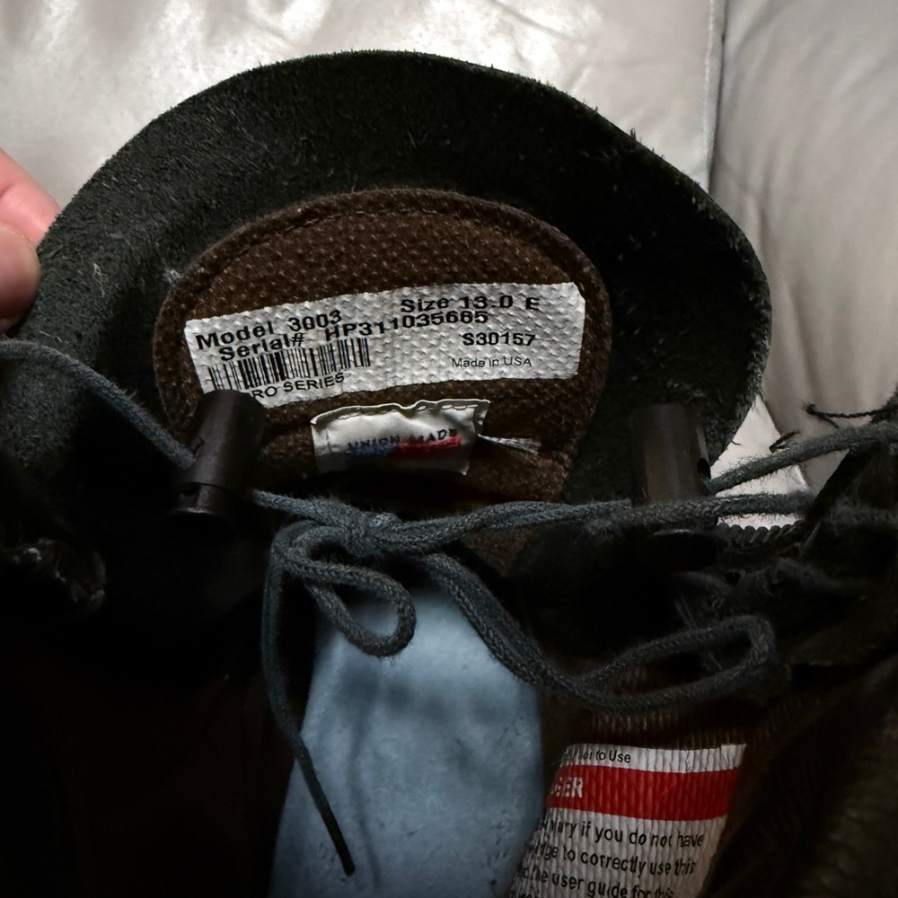 Black Leather Men's Boots - Picture 3 of 4